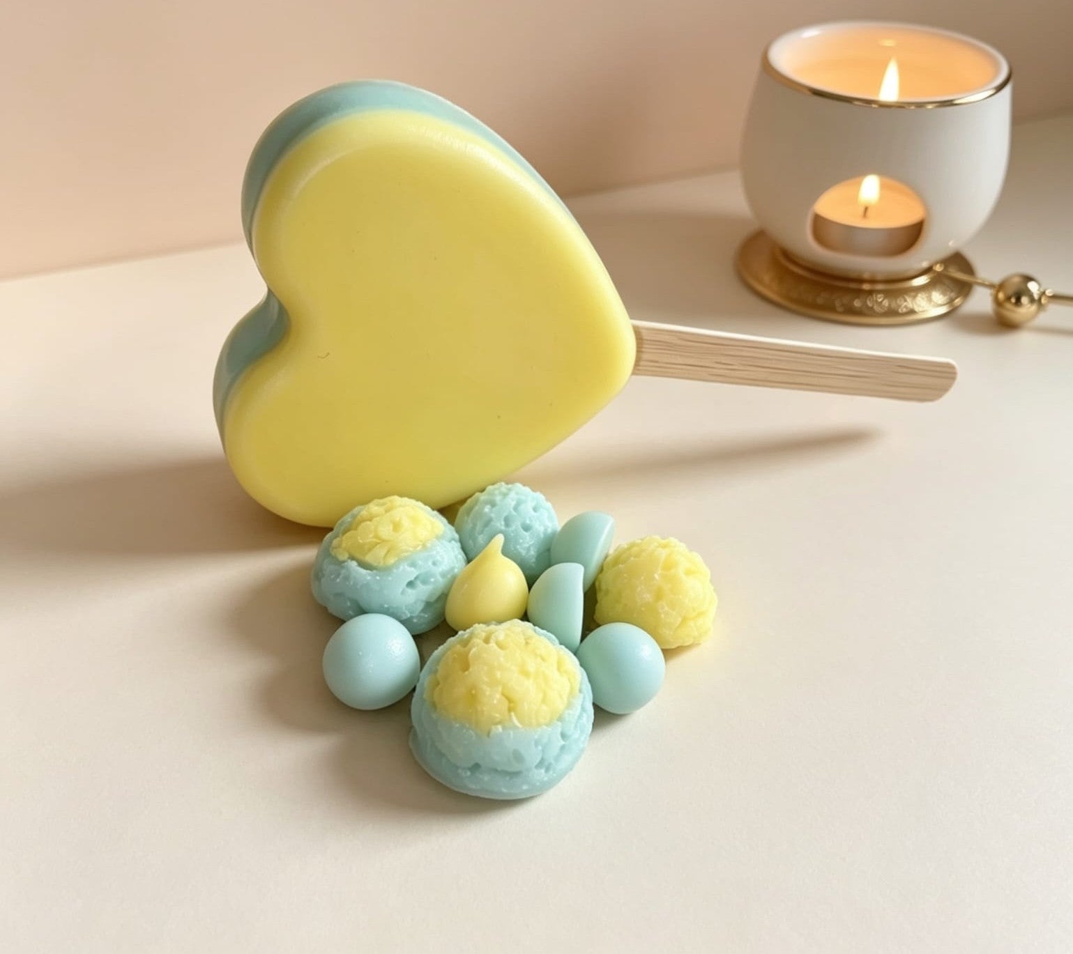 Wax Melts Corazón - Aroma Tropical