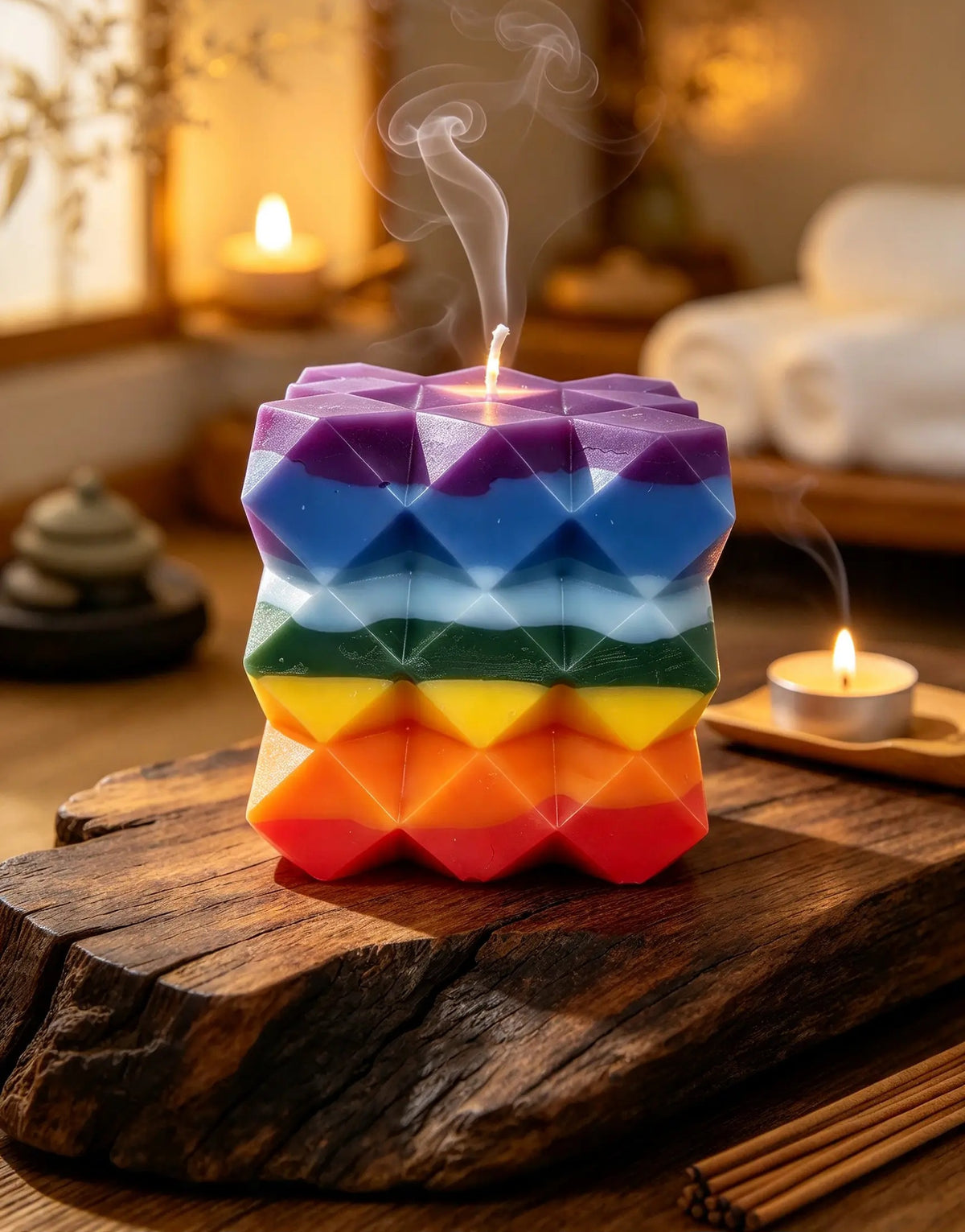 Vela de los 7 chakras